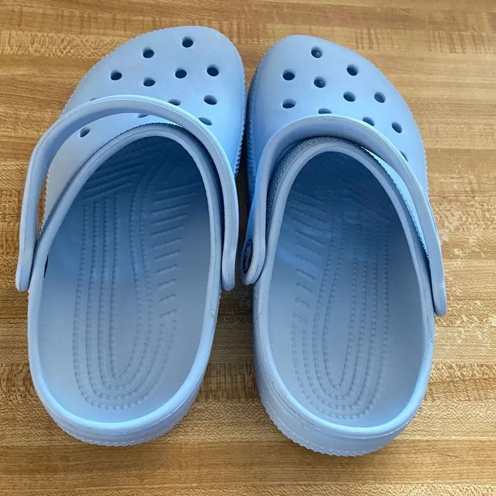 CROCS Kids Light Blue Sandals Size J 2